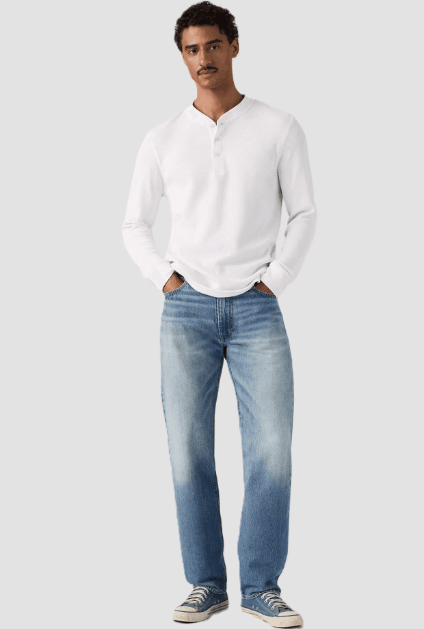 LEVI'S jeans 555 uomo blu medio - 2