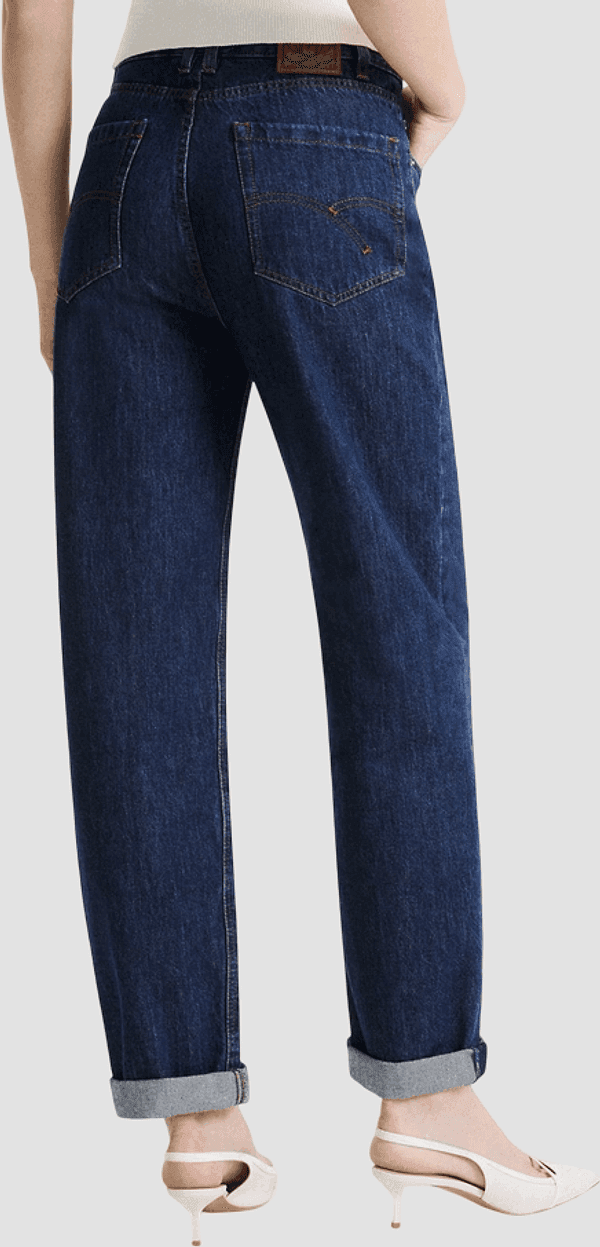 MARELLA jeans mom fit donna navy blue - 3