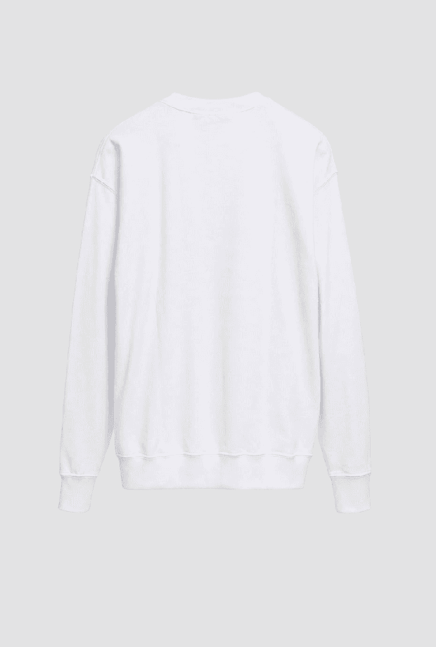 Dsquared felpa girocollo bambino bianco - 2