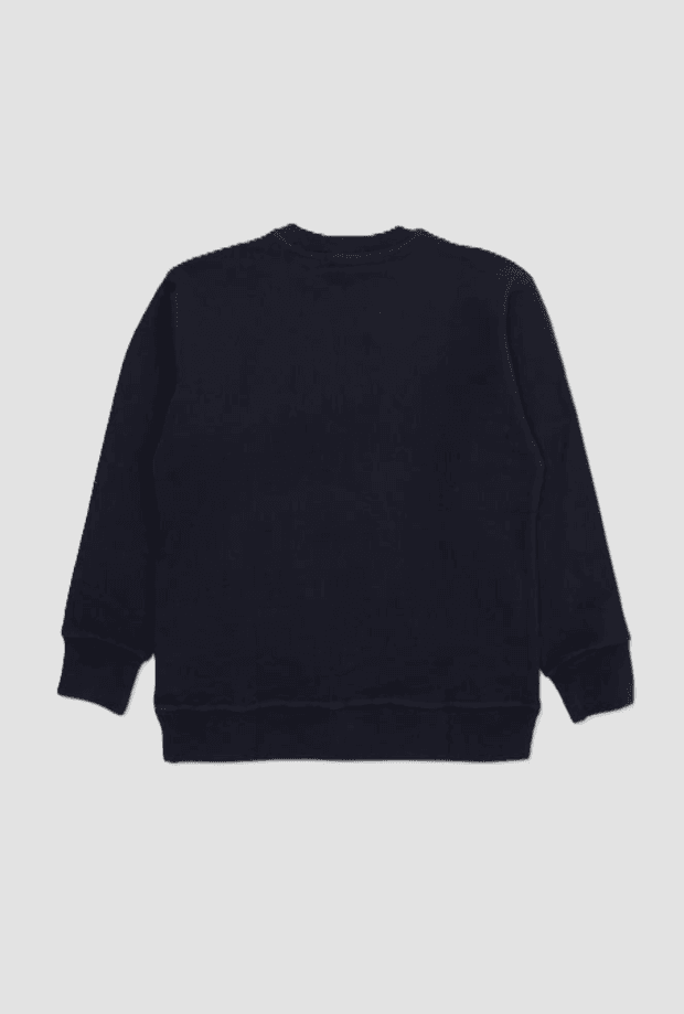 Dsquared felpa girocollo bambino blu - 2