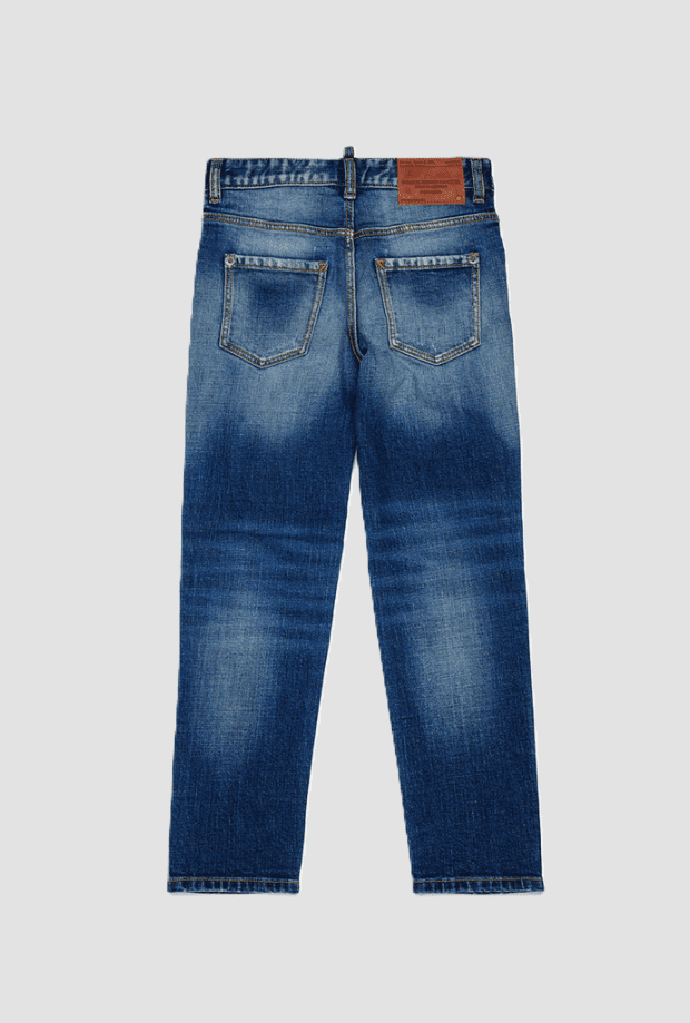 Dsquared jeans bambino blu medio - 2