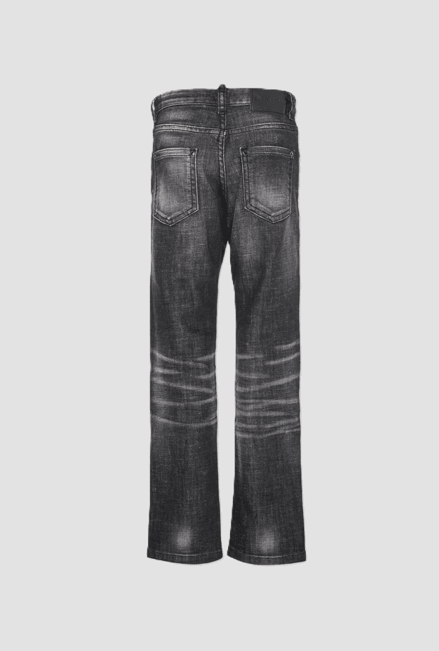 Dsquared jeans bambino denim nero - 2