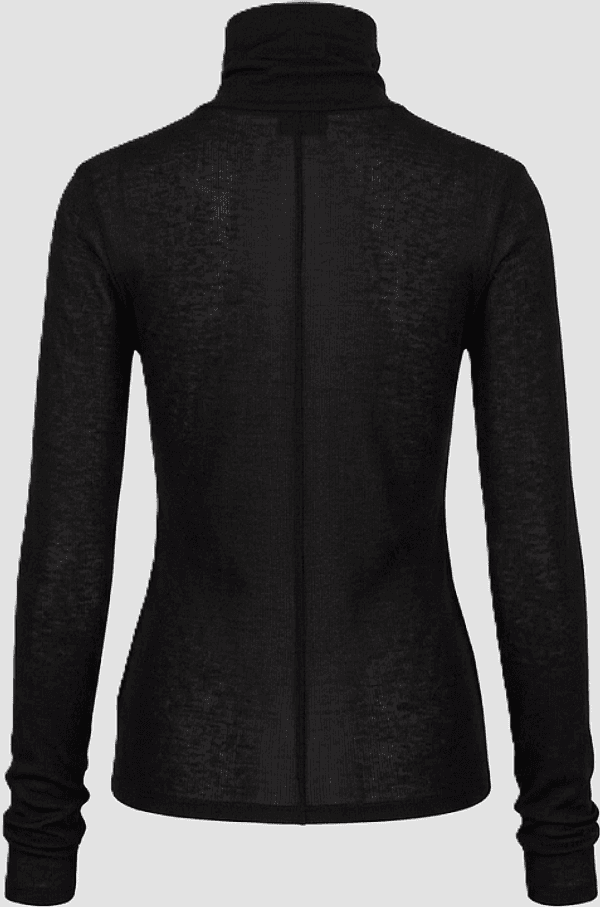 MM BY MAX MARA top con scollo a goccia donna nero - 2