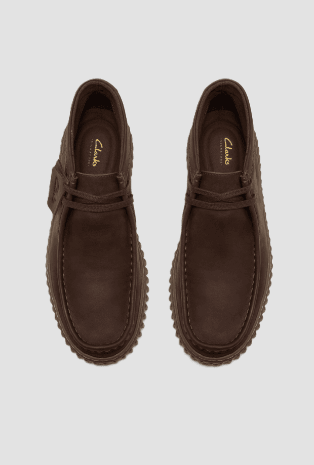 CLARKS scarpe torhill hi uomo marrone scuro - 3