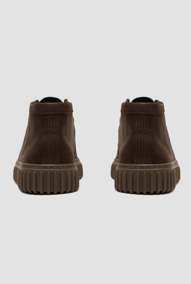 CLARKS scarpe torhill hi uomo marrone scuro - 4