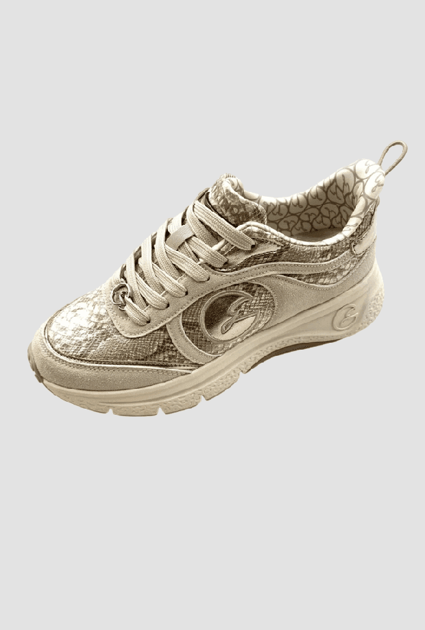 GATTINONI scarpe pitonate da donna crema - 2