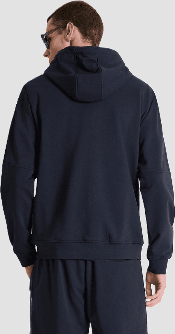 Antony Morato felpa con cappuccio da uomo blue marine - 3