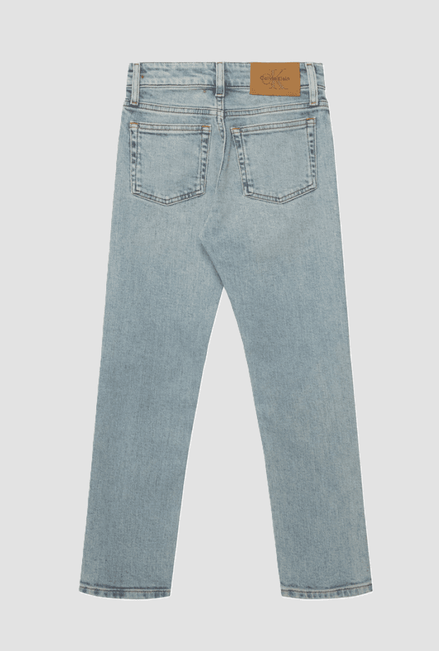 CALVIN KLEIN KIDS jeans dad da bambino blu chiaro - 2