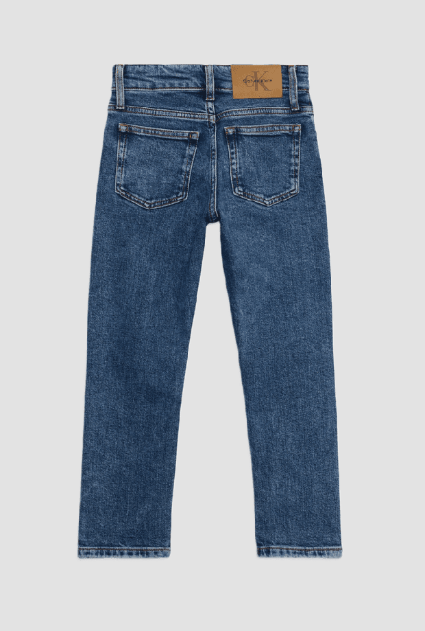CALVIN KLEIN KIDS jeans dad da bambino blu medio - 2
