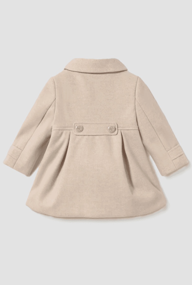 MAYORAL cappotto di panno bambina beige - 2