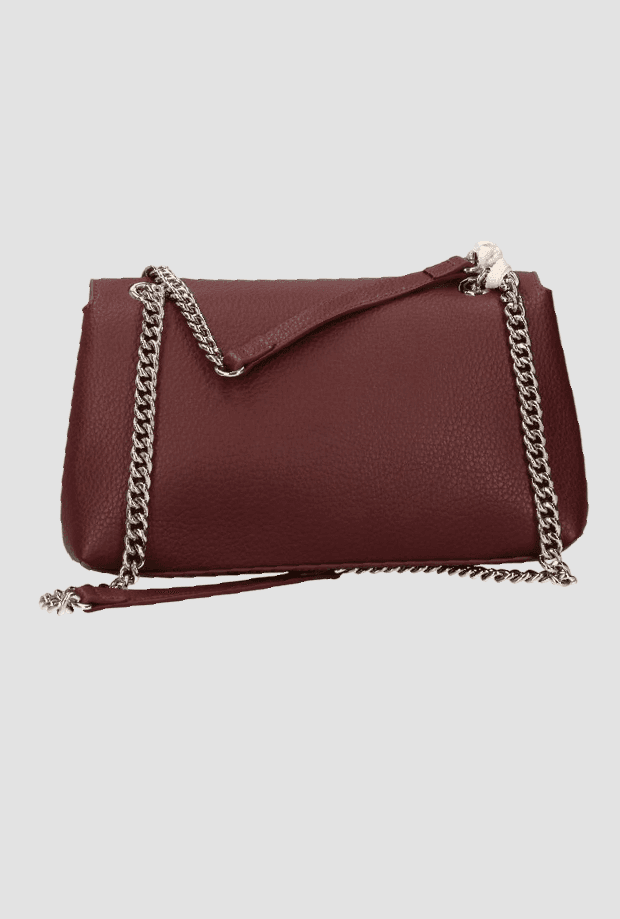 GAELLE borsa con tracolla a catena donna rosso vino - 2