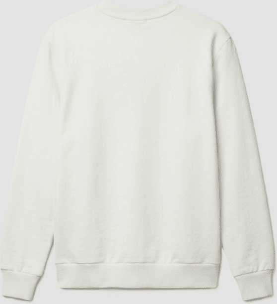 GAELLE felpa girocollo con logo in strass donna bianco - 2