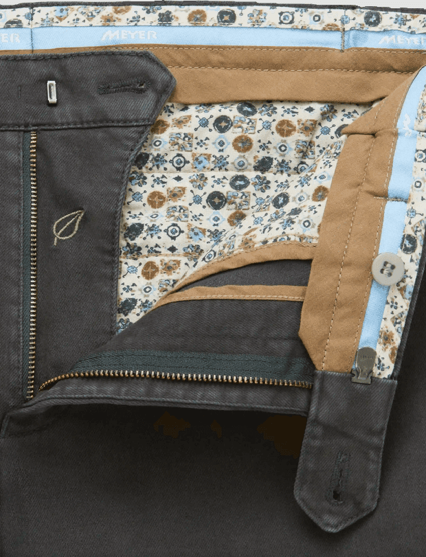MEYER pantalone oslo da uomo antracite - 5