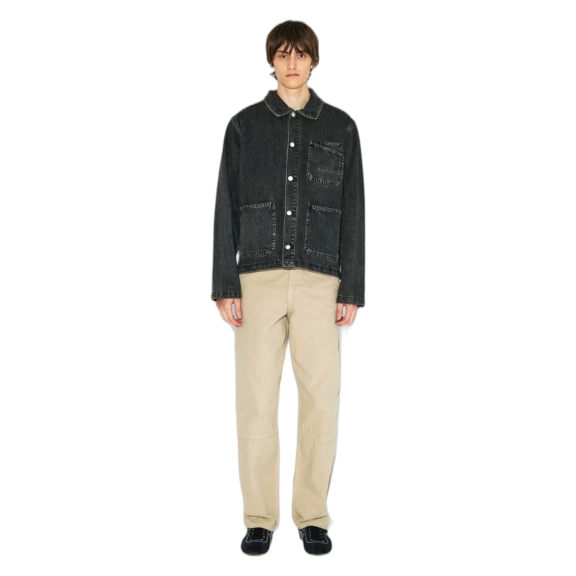 DRDENIM giacca dr denim evon worker jacket - aged black - 3