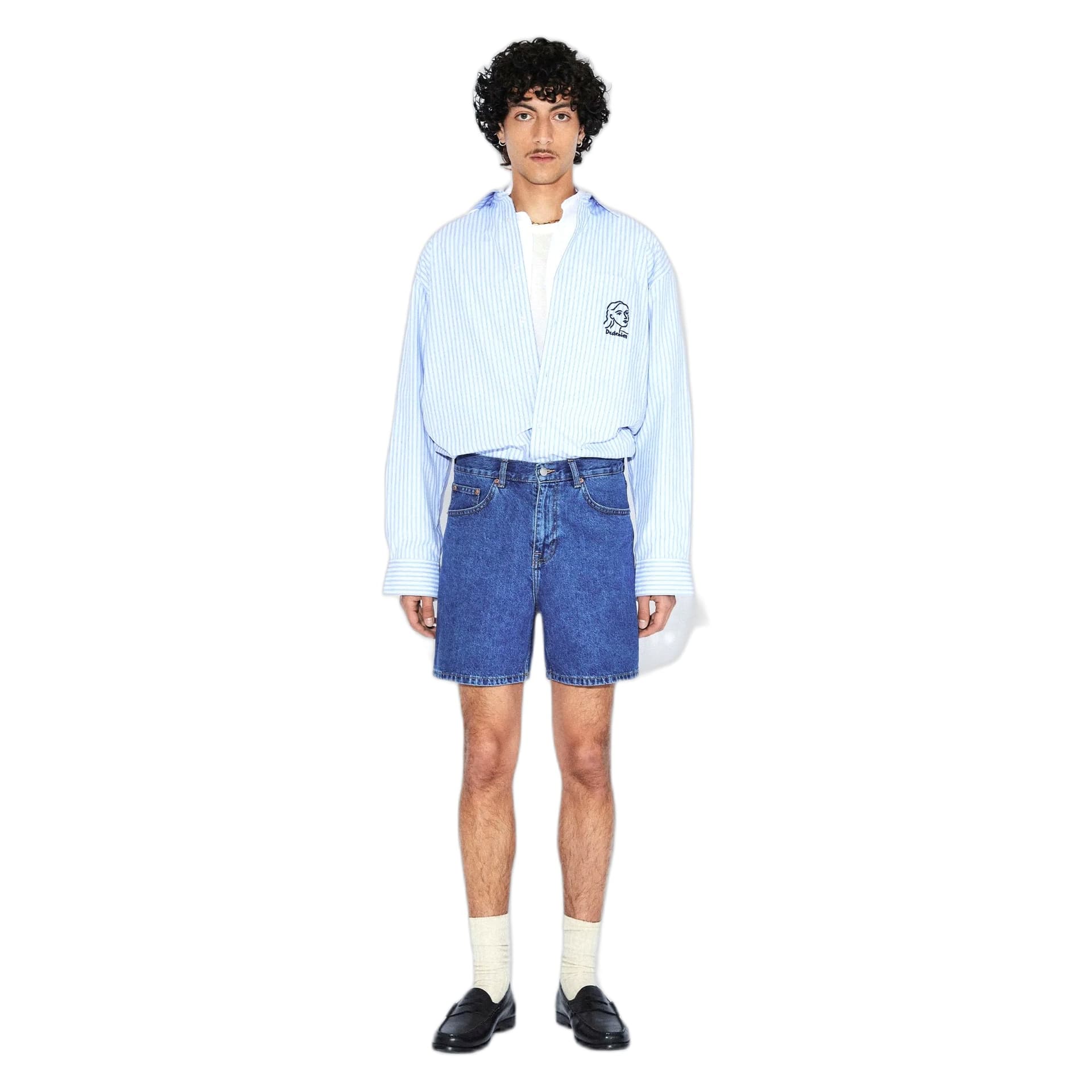 DRDENIM bermuda dr denim roan shorts - haze mid retro - 4
