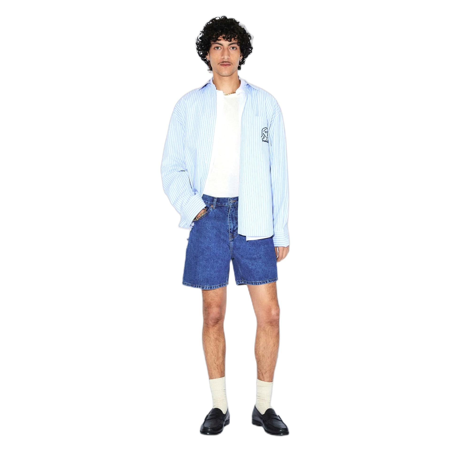 DRDENIM bermuda dr denim roan shorts - haze mid retro - 5