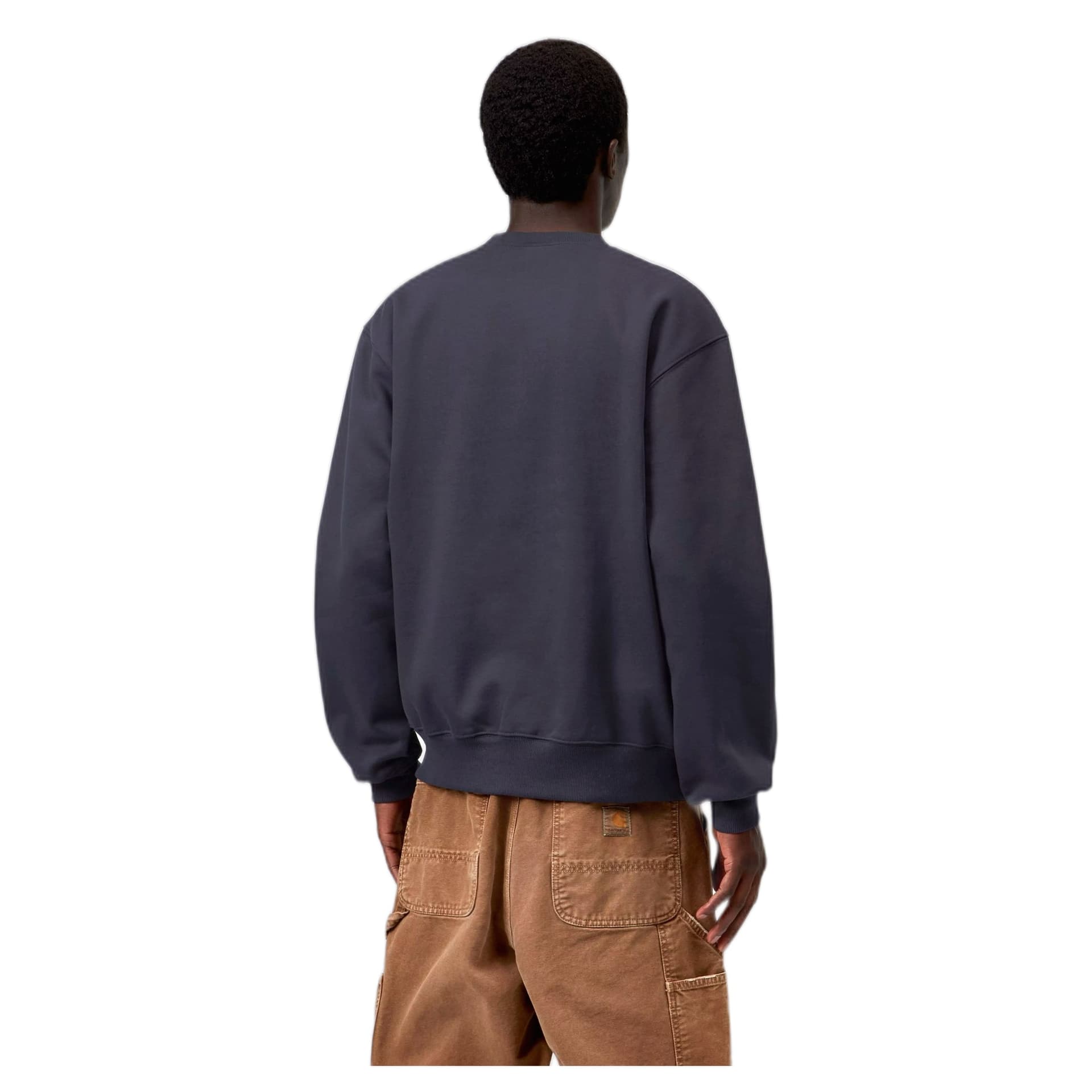 CARHARTT WIP felpa carhartt wip carhartt sweatshirt - dark navy / dark scarab - 3