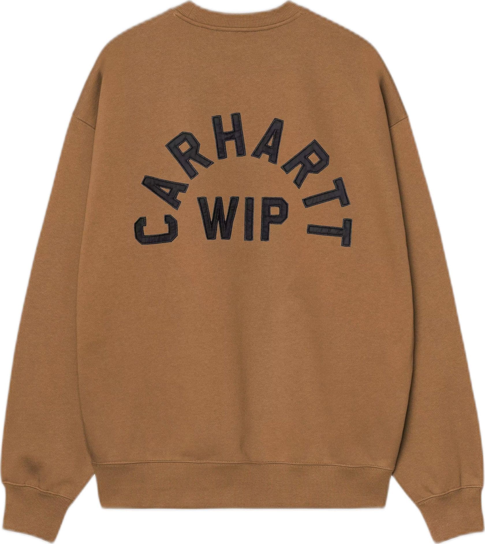 CARHARTT WIP felpa carhartt wip arch script sweat - wip h brown / black stone washed - 2