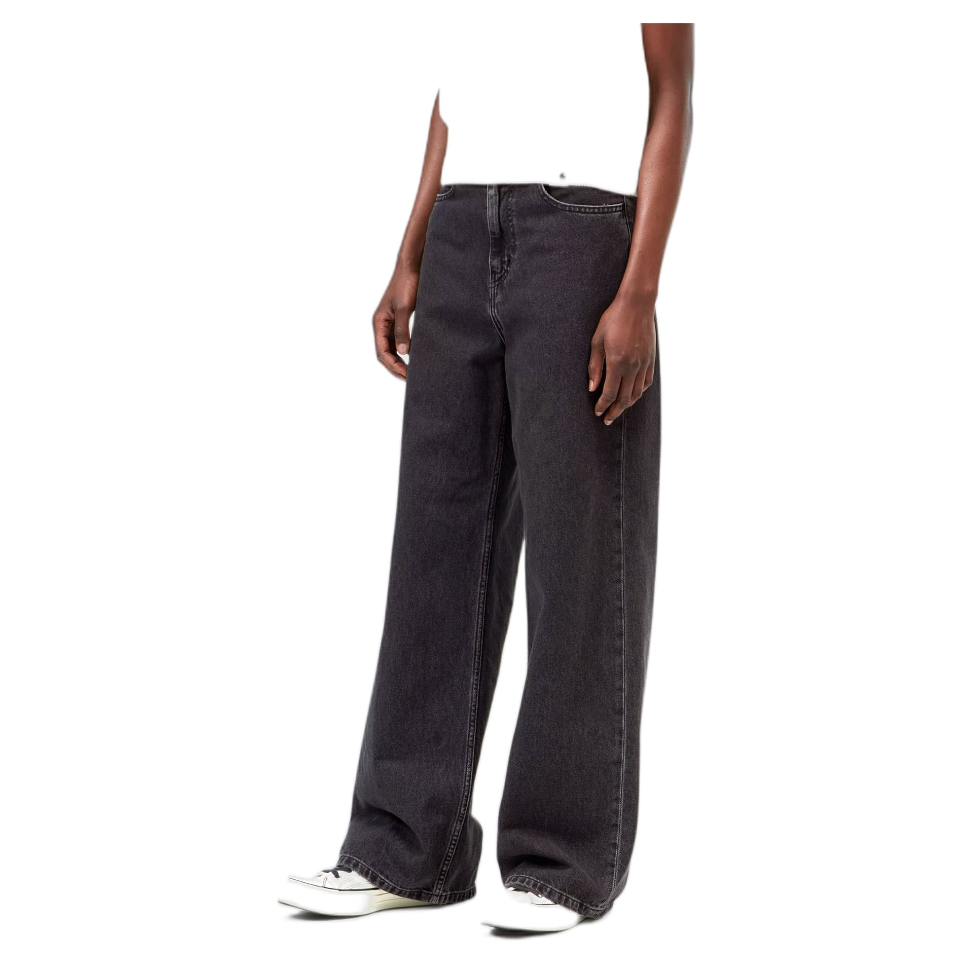 CARHARTT WIP jeans carhartt wip w' jane pant - black heavy stone wash - 4