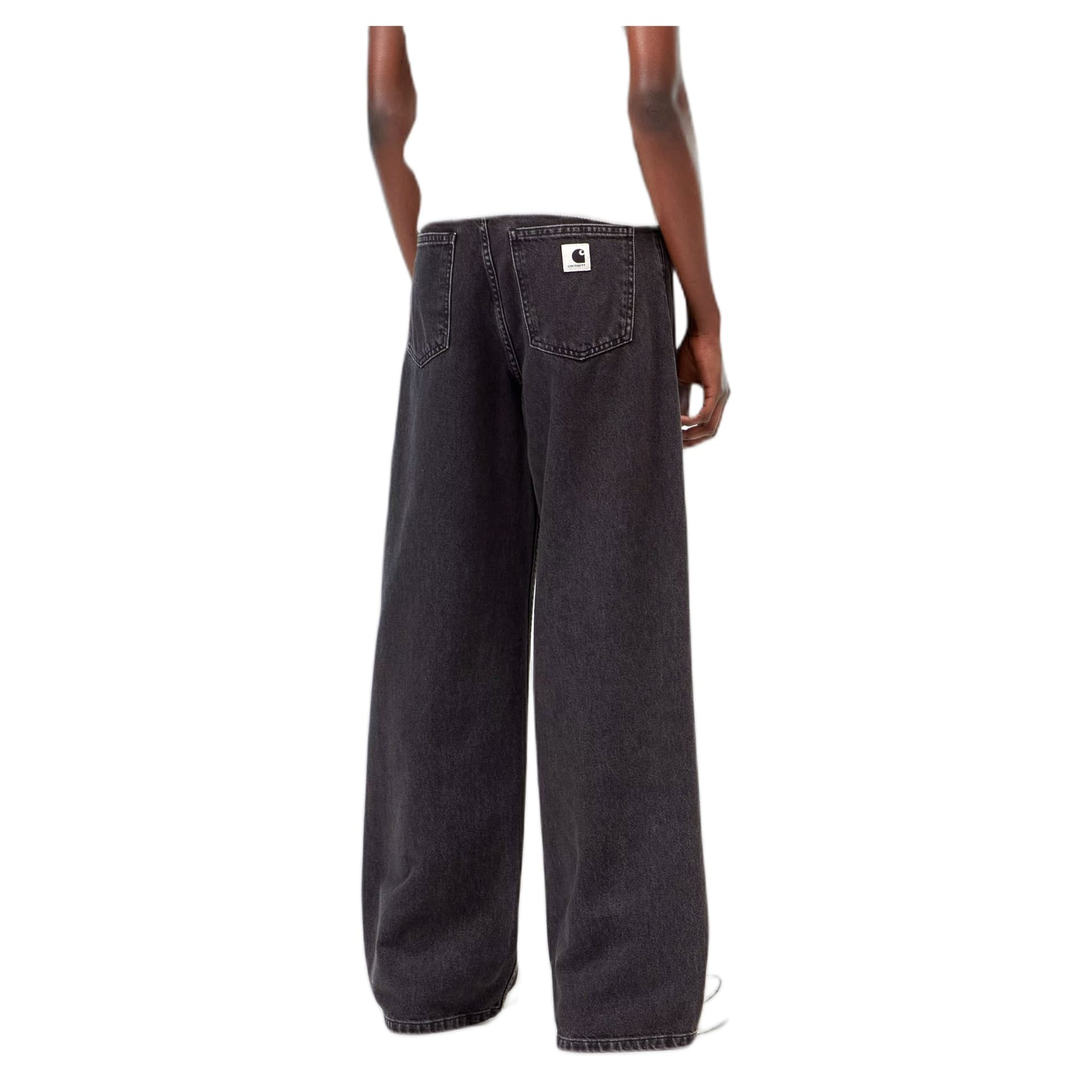 CARHARTT WIP jeans carhartt wip w' jane pant - black heavy stone wash - 5