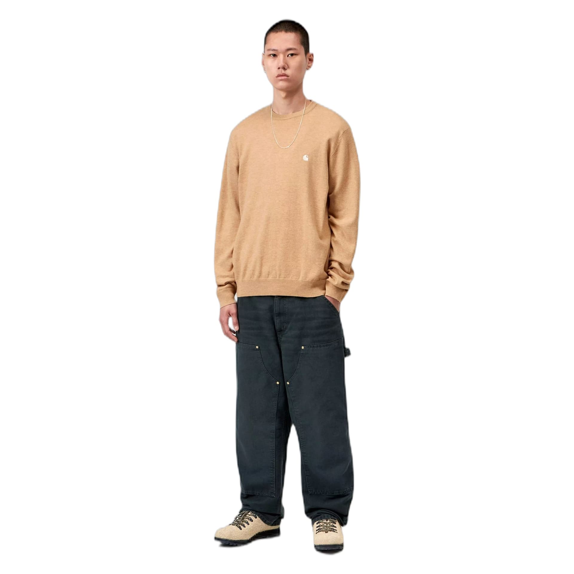 CARHARTT WIP maglione carhartt wip madison sweater - wip dusty h brown / wax - 2