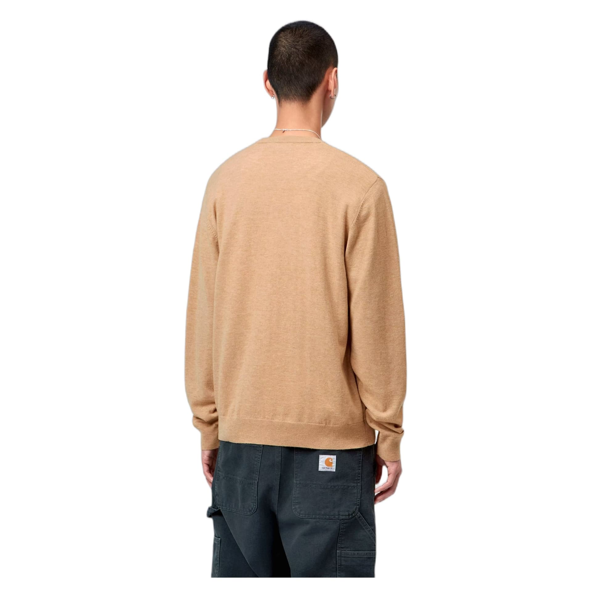 CARHARTT WIP maglione carhartt wip madison sweater - wip dusty h brown / wax - 3