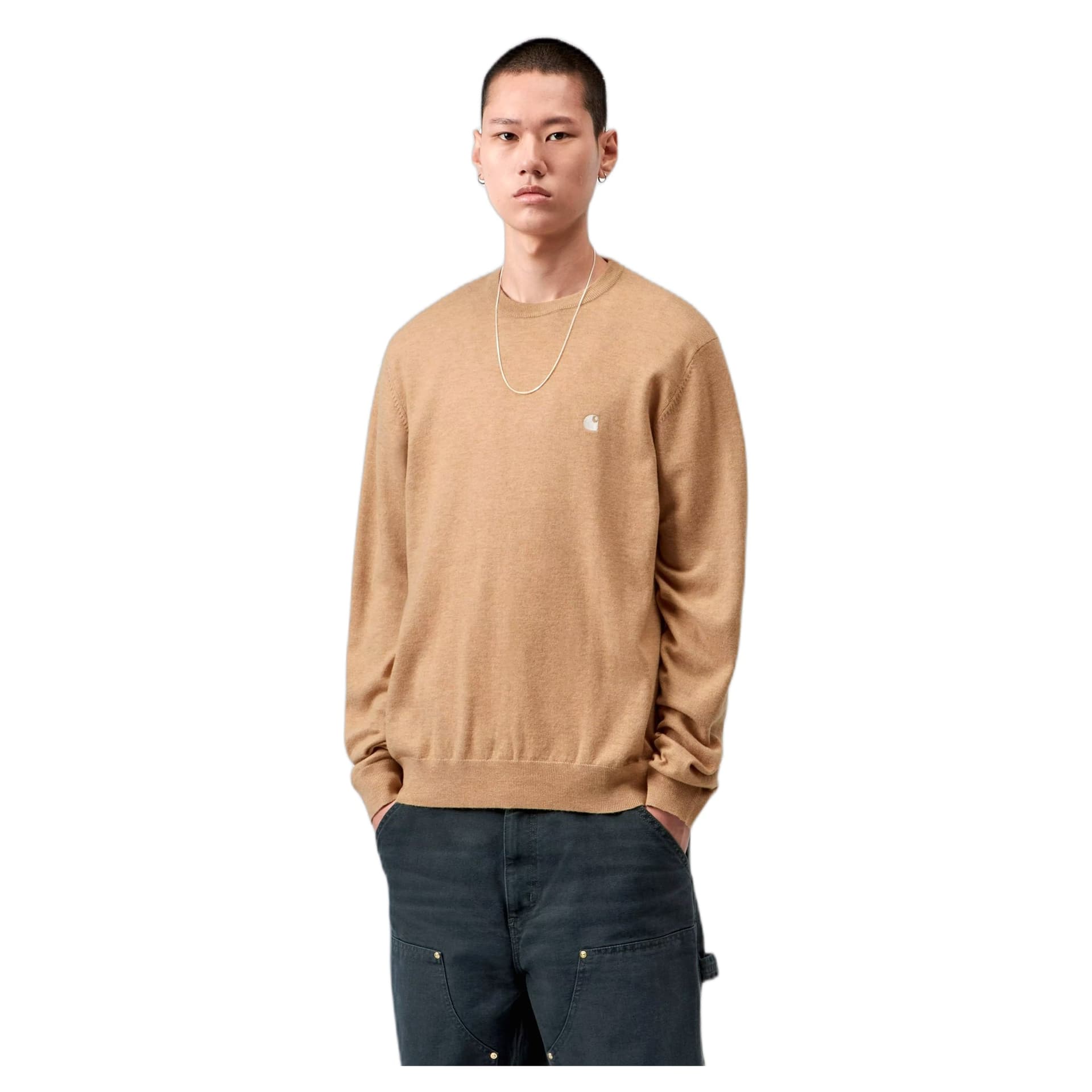 CARHARTT WIP maglione carhartt wip madison sweater - wip dusty h brown / wax - 4
