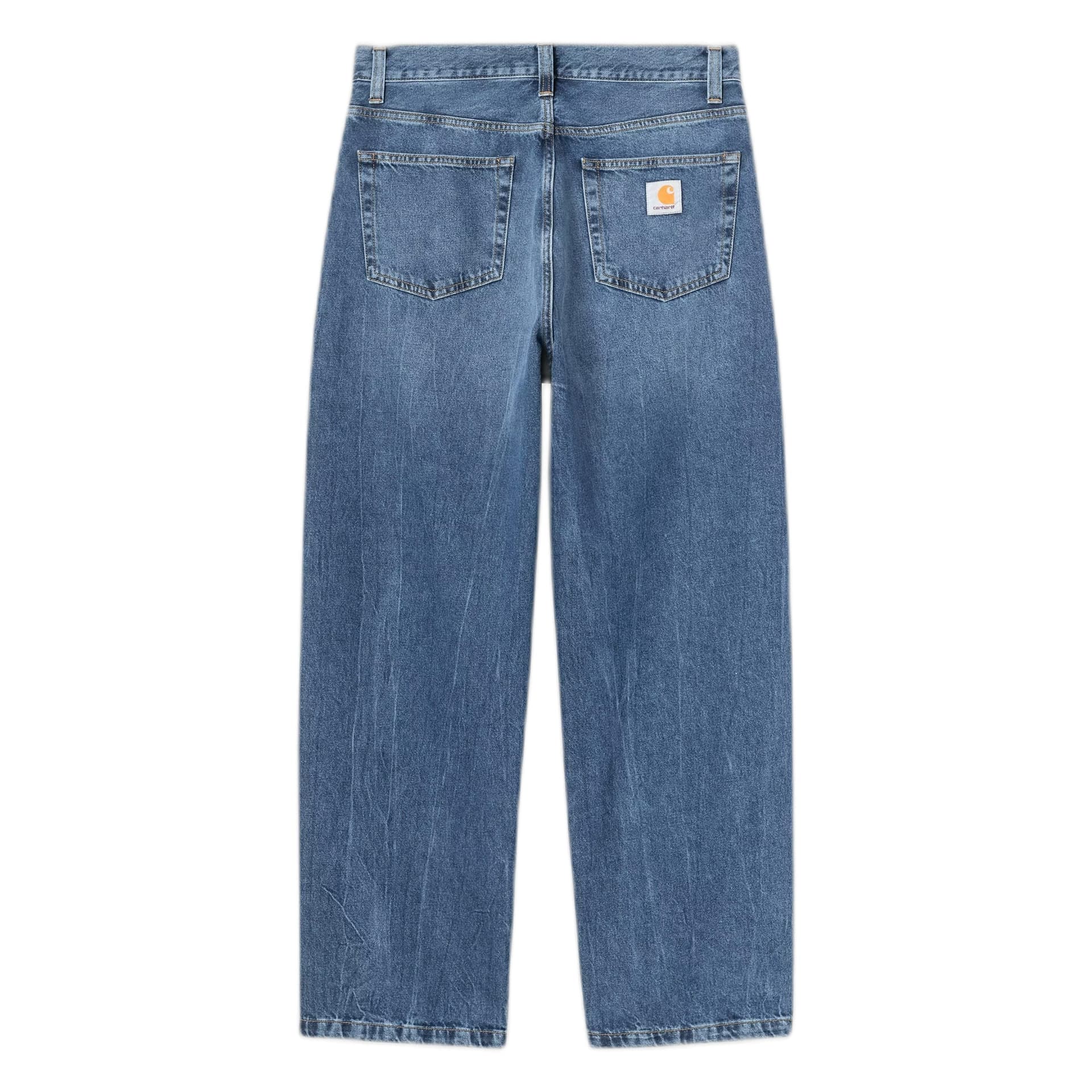CARHARTT WIP jeans carhartt wip landon pant - blue marble used wash - 2