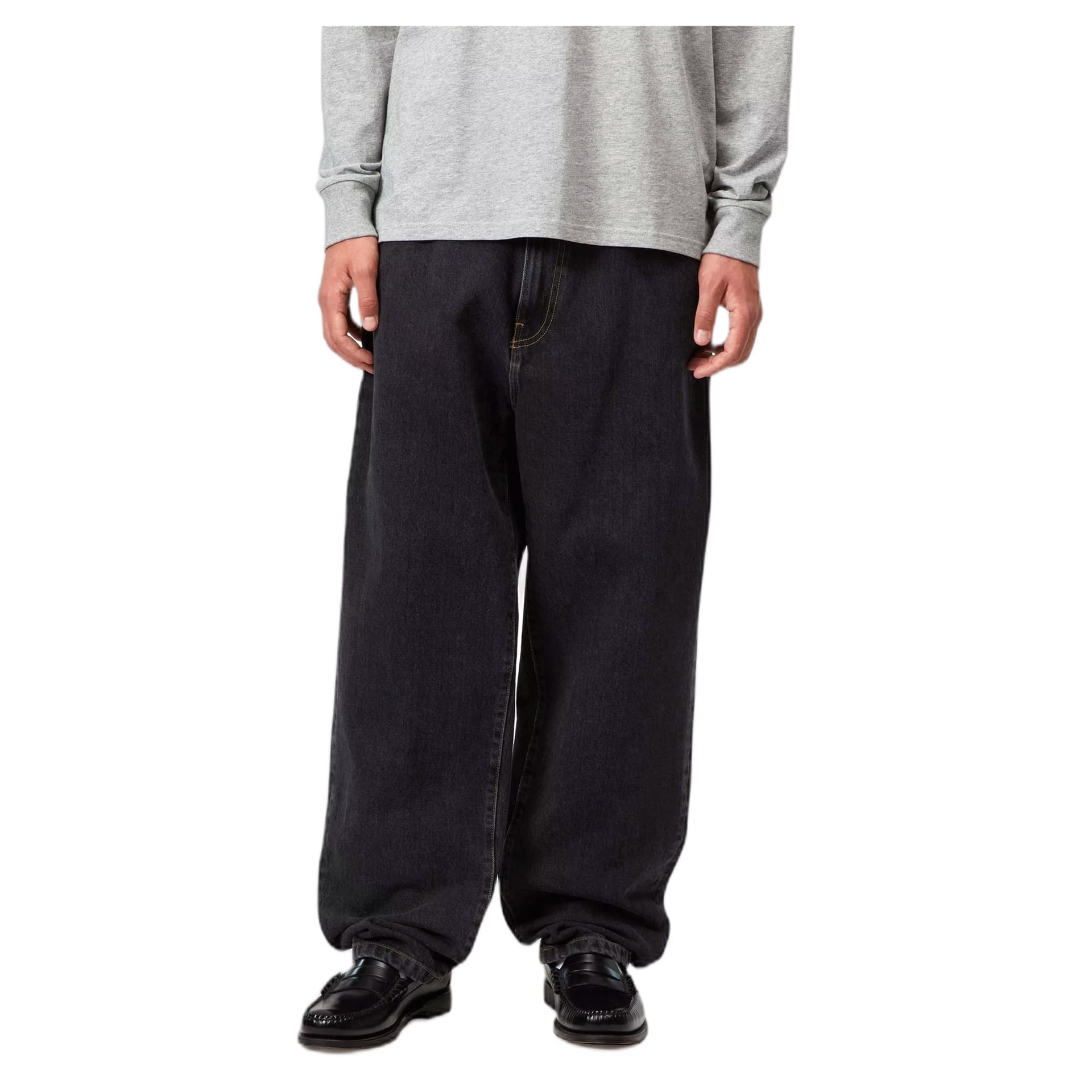 CARHARTT WIP jeans carhartt wip aaron pant - black stone wash - 6