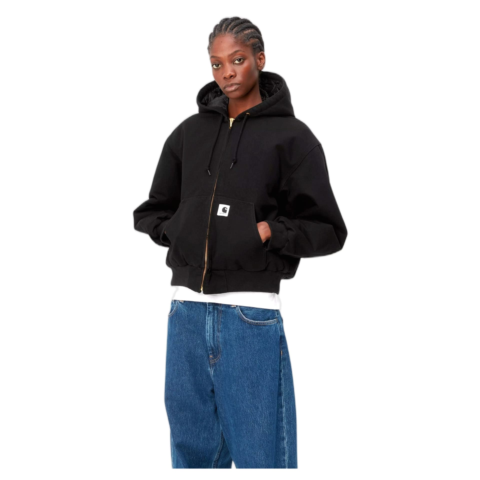 CARHARTT WIP giacca carhartt wip w' og active jacket - black rinsed - 3