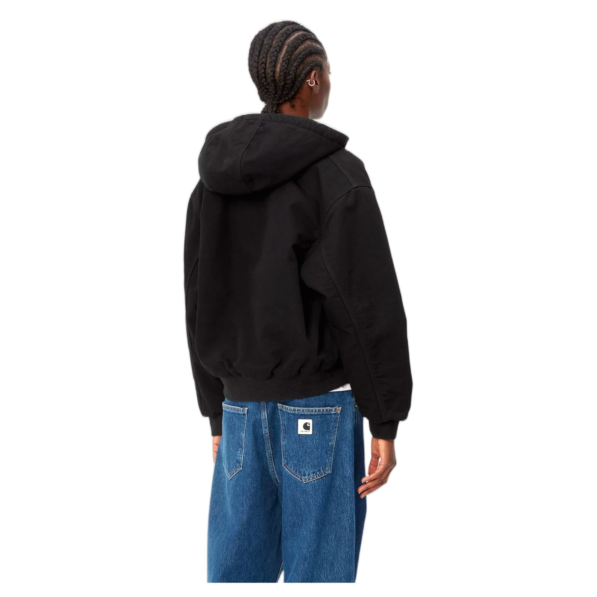 CARHARTT WIP giacca carhartt wip w' og active jacket - black rinsed - 4