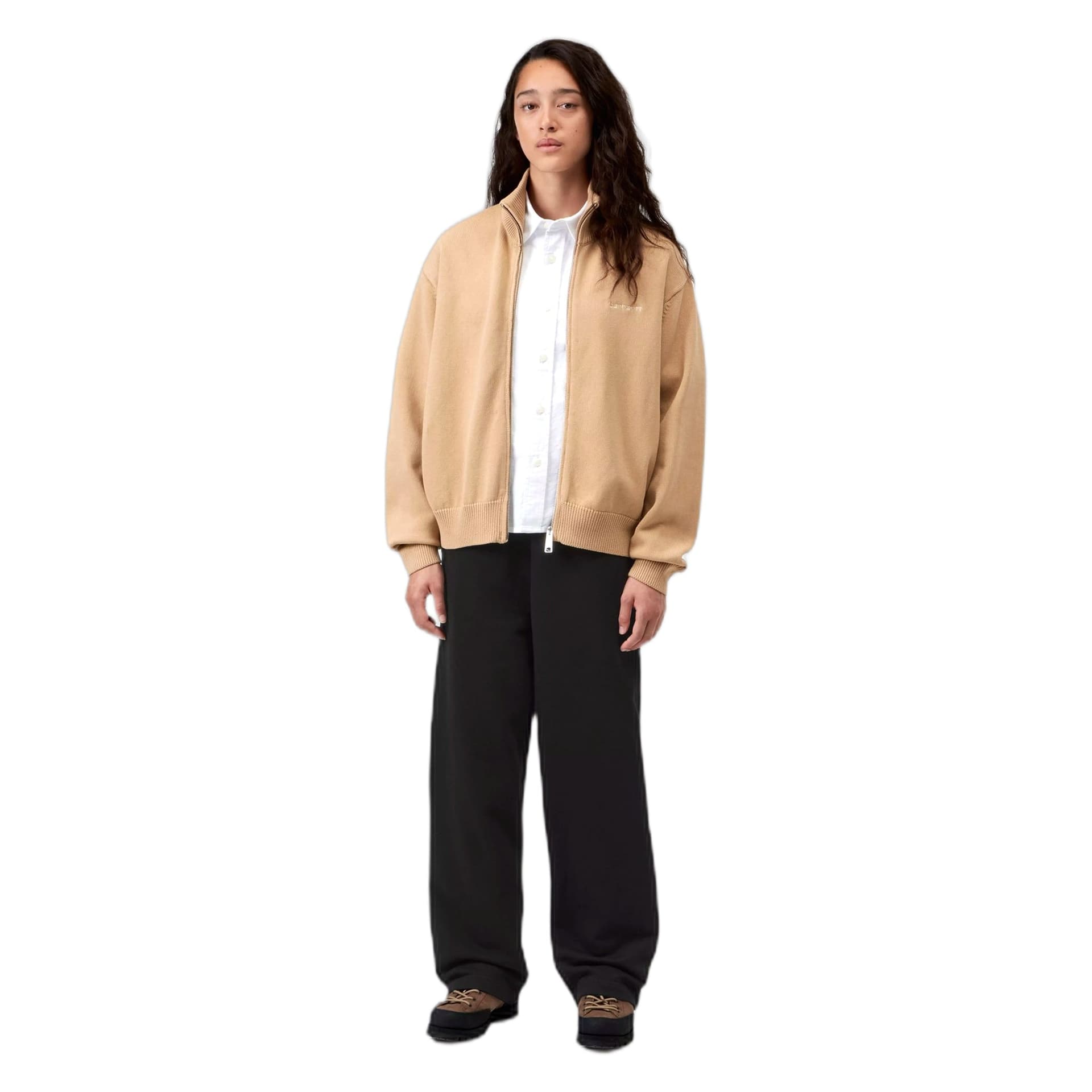 CARHARTT WIP pantaloni carhartt wip w' cassie sweat pant - black/silver - 3