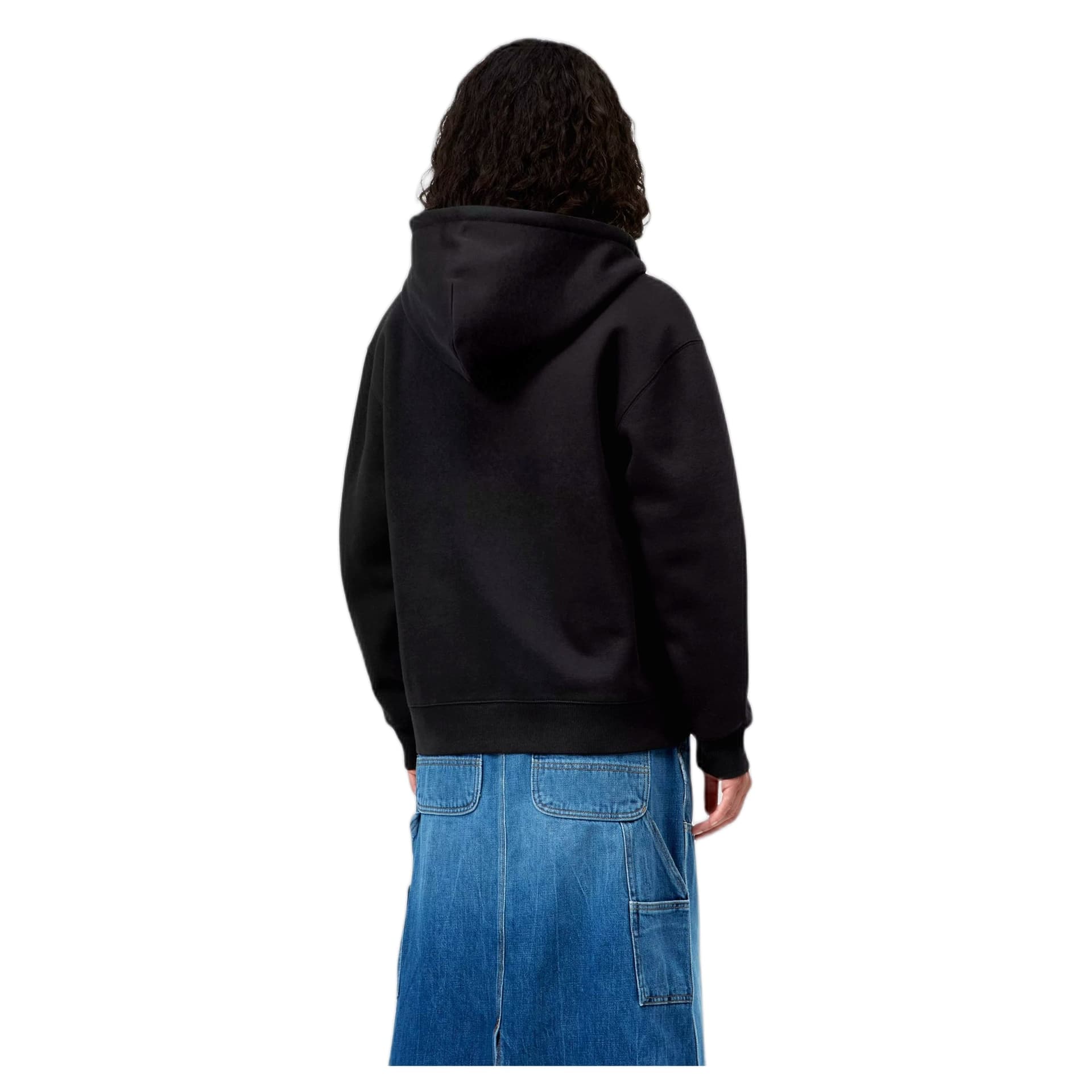 CARHARTT WIP felpa carhartt wip w' hd small heart patch jkt - black/black - 4