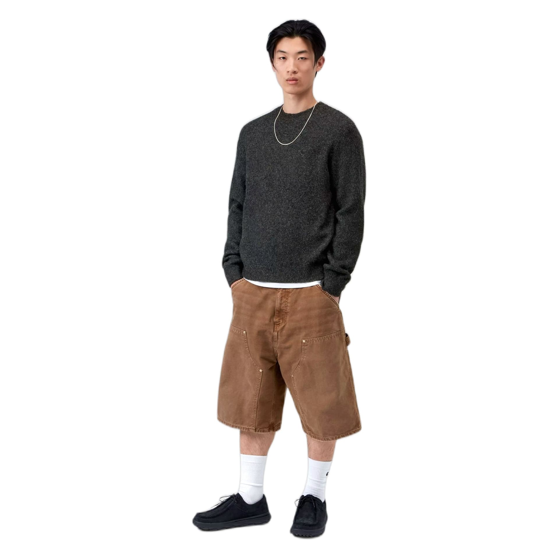 CARHARTT WIP maglione carhartt wip curtis sweater - tangled black - 2