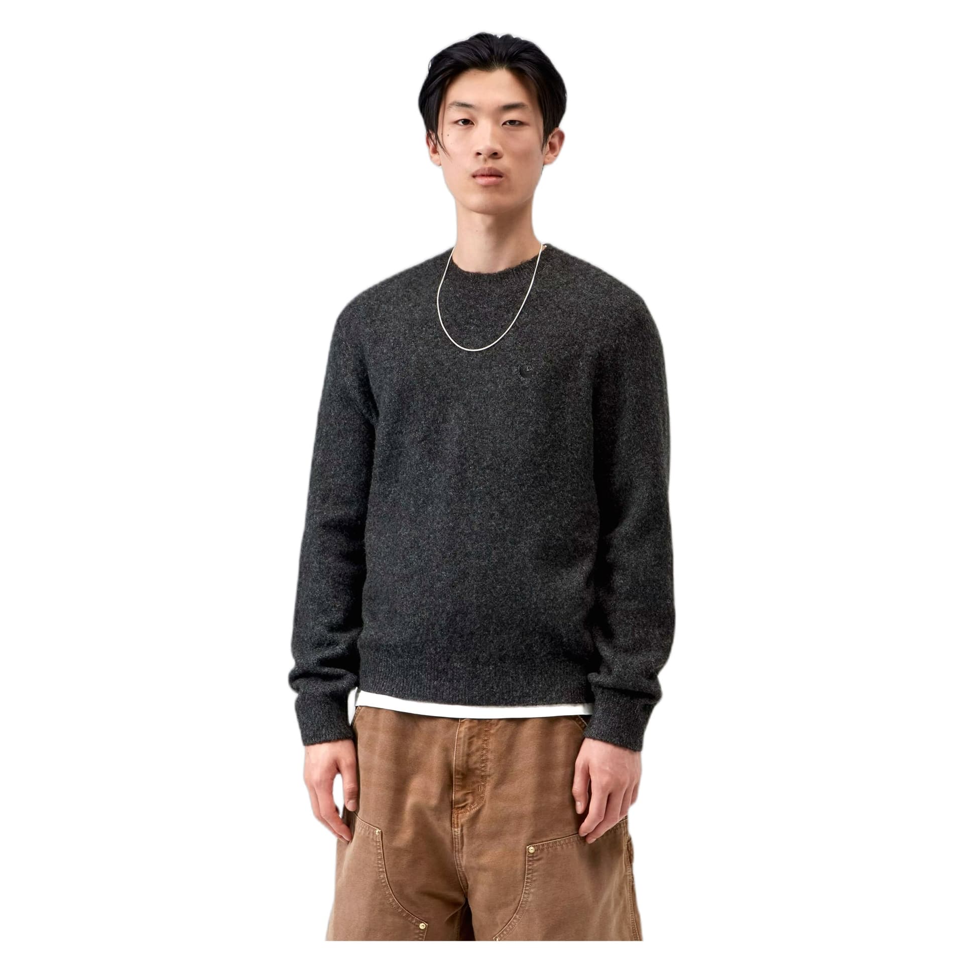 CARHARTT WIP maglione carhartt wip curtis sweater - tangled black - 4