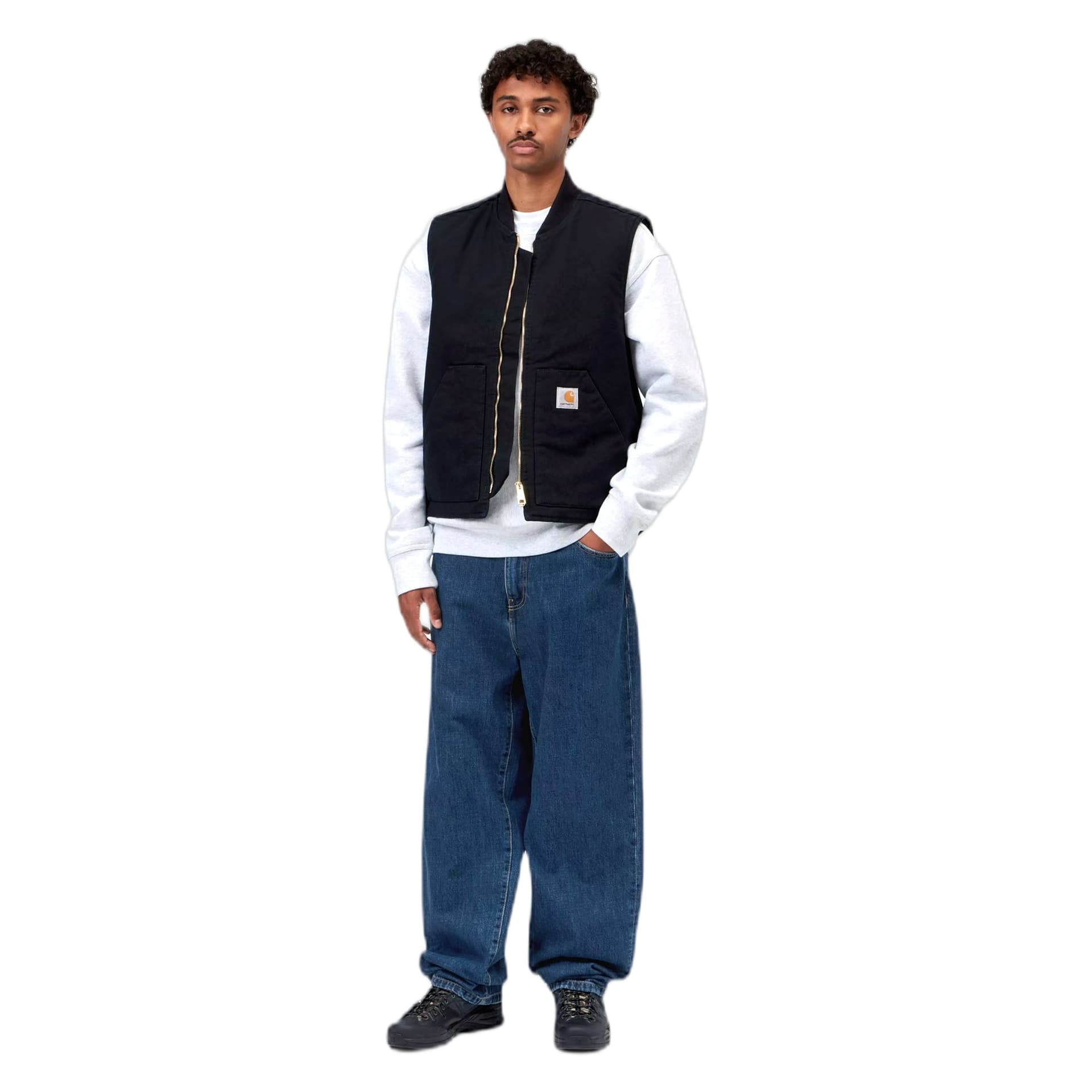 CARHARTT WIP jeans carhartt wip aaron pant - blue stone washed - 3