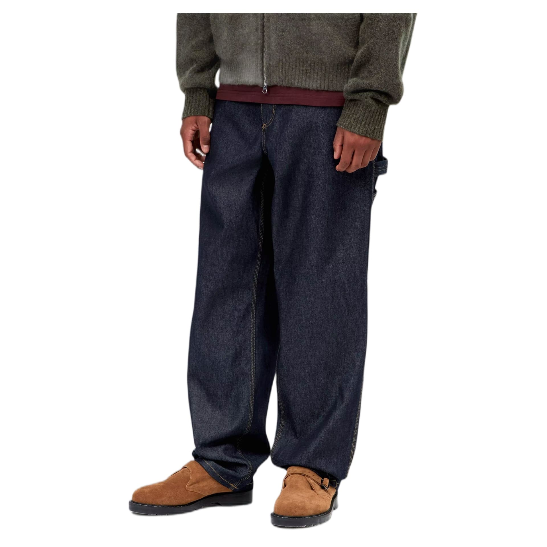 CARHARTT WIP jeans carhartt wip single knee pant - blue rigid - 4