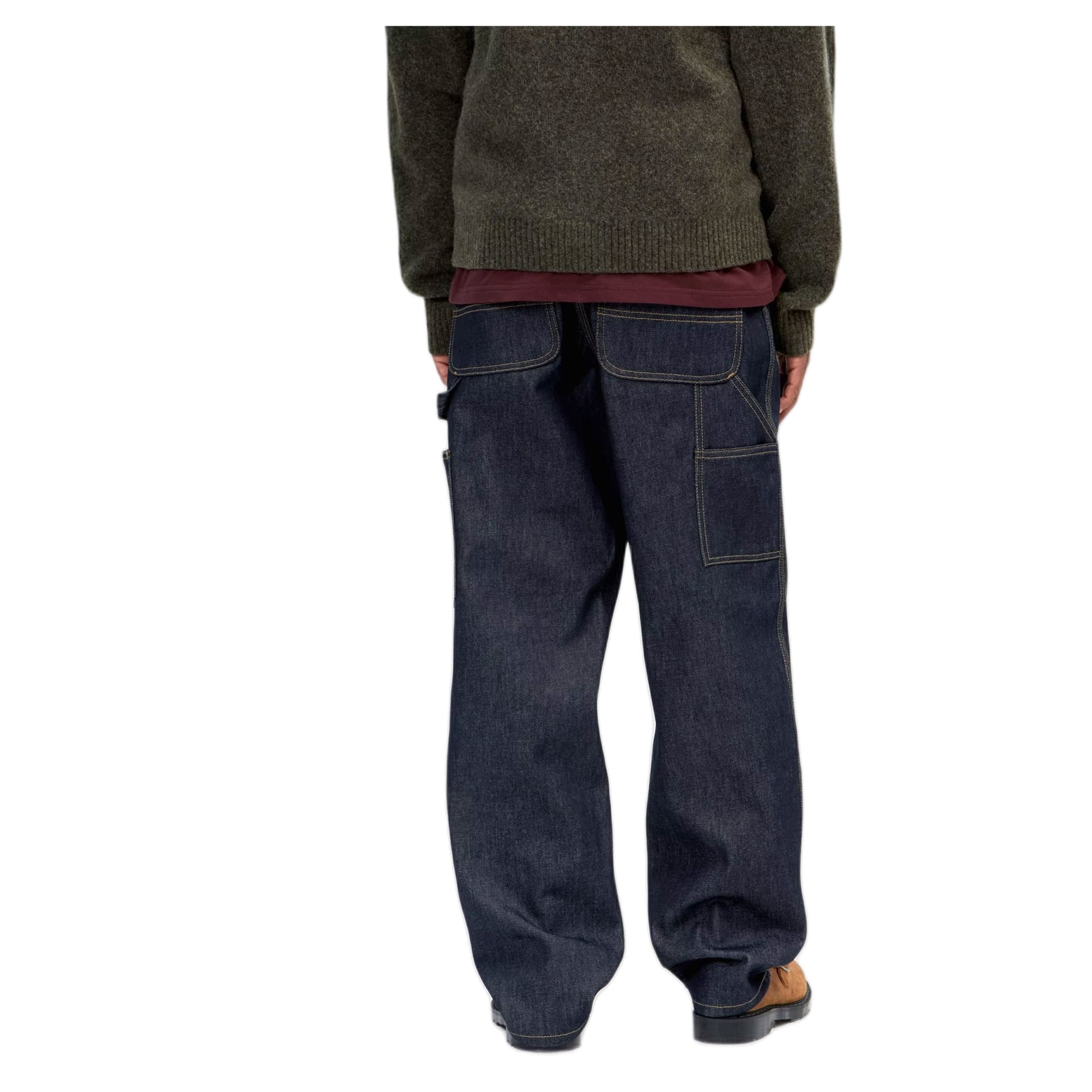 CARHARTT WIP jeans carhartt wip single knee pant - blue rigid - 5