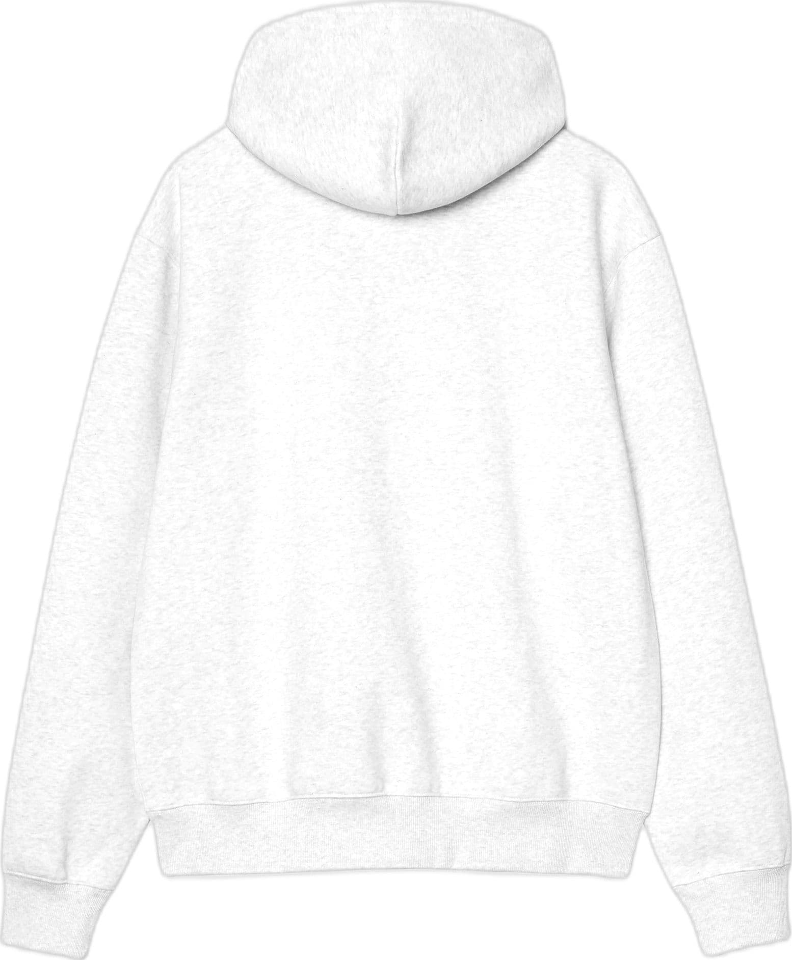 CARHARTT WIP felpa carhartt wip hooded carhartt sweat - ash heather / graphite - 5