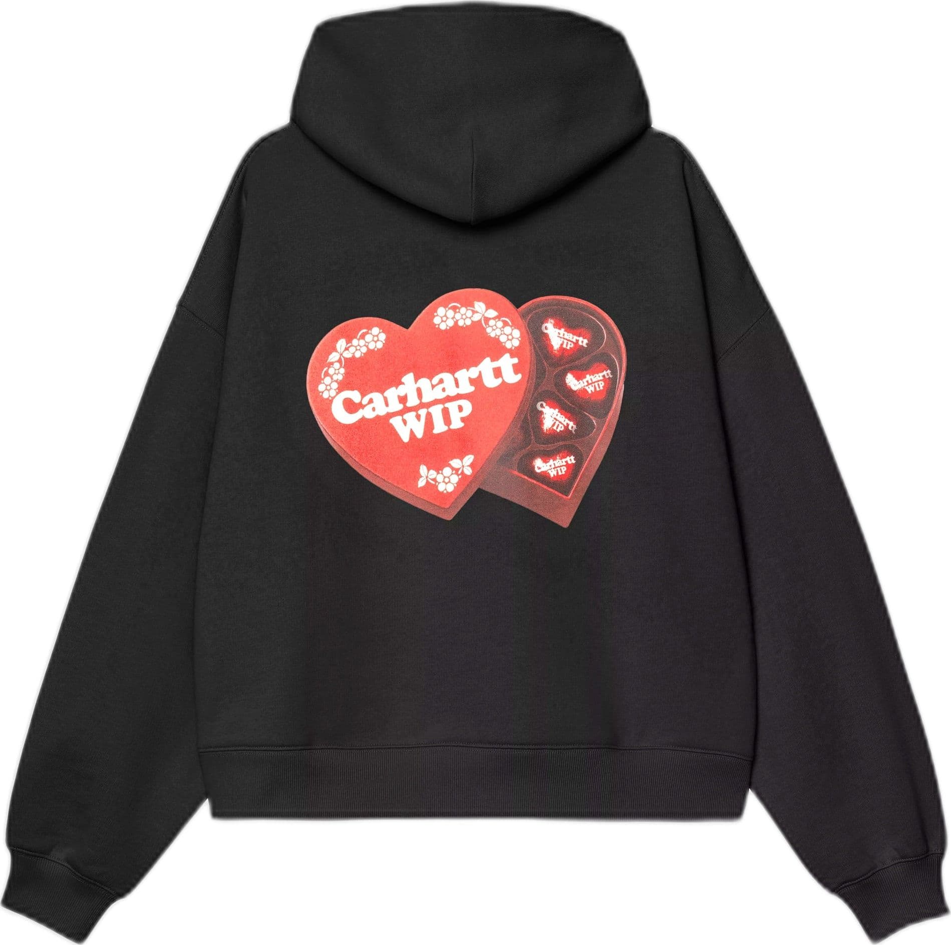 CARHARTT WIP felpa carhartt wip w' hooded hartt case sweat - black - 2