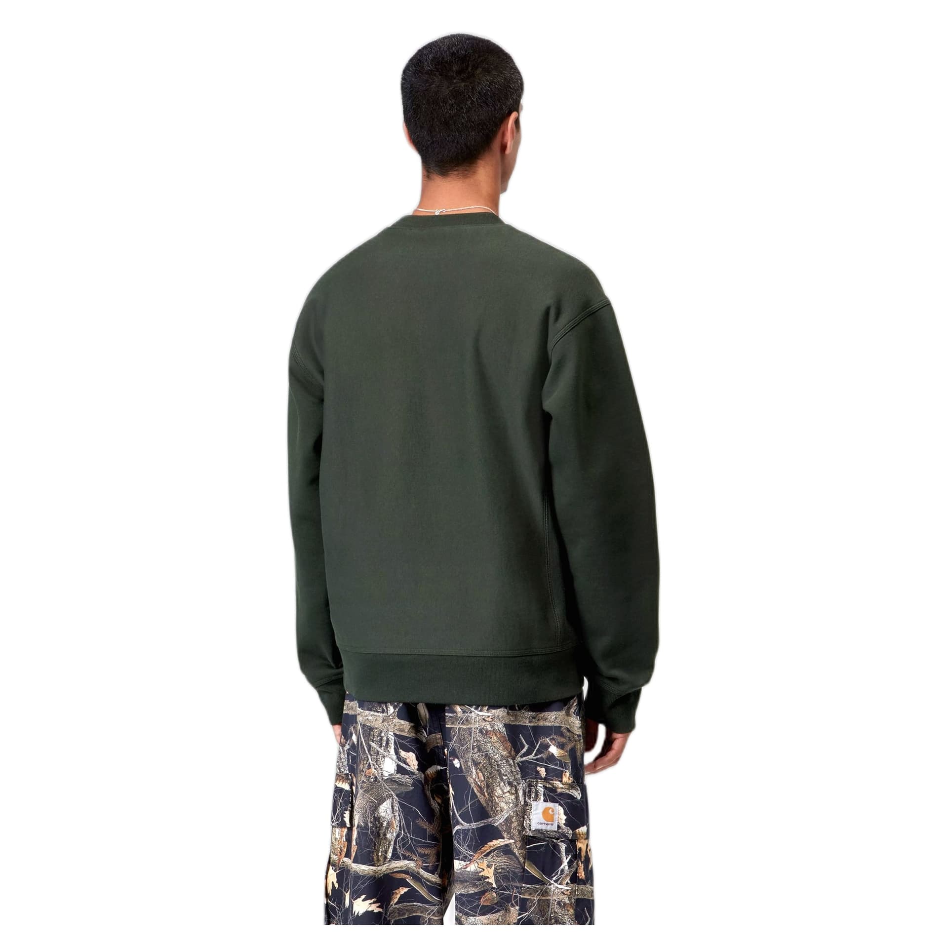 CARHARTT WIP felpa carhartt wip american script sweatshirt - raven - 3