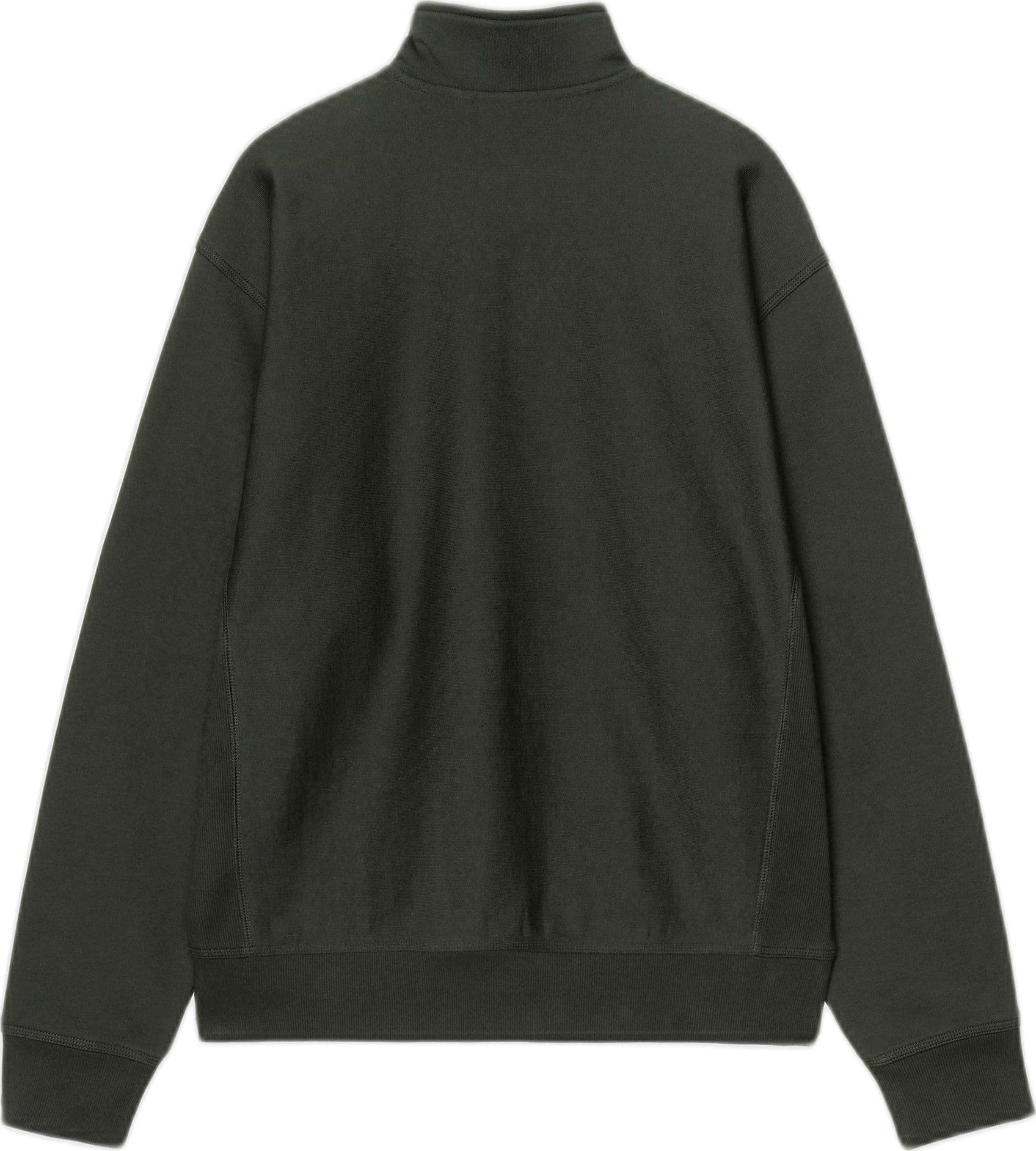 CARHARTT WIP felpa carhartt wip half zip american script sweatshirt - raven - 4