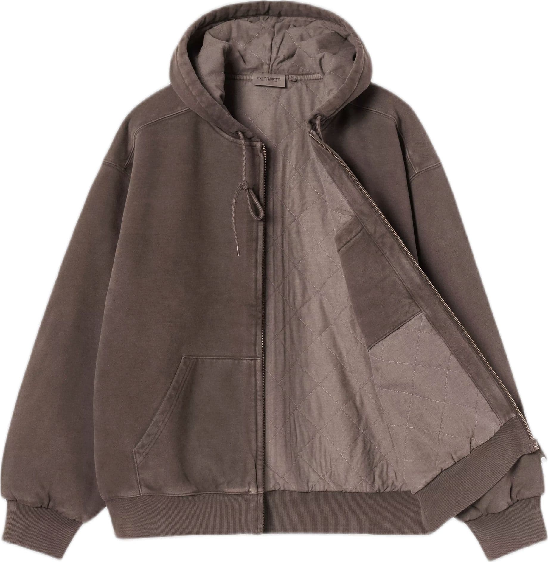 CARHARTT WIP felpa carhartt wip hooded vista jacket - tobacco garment dyed - 6