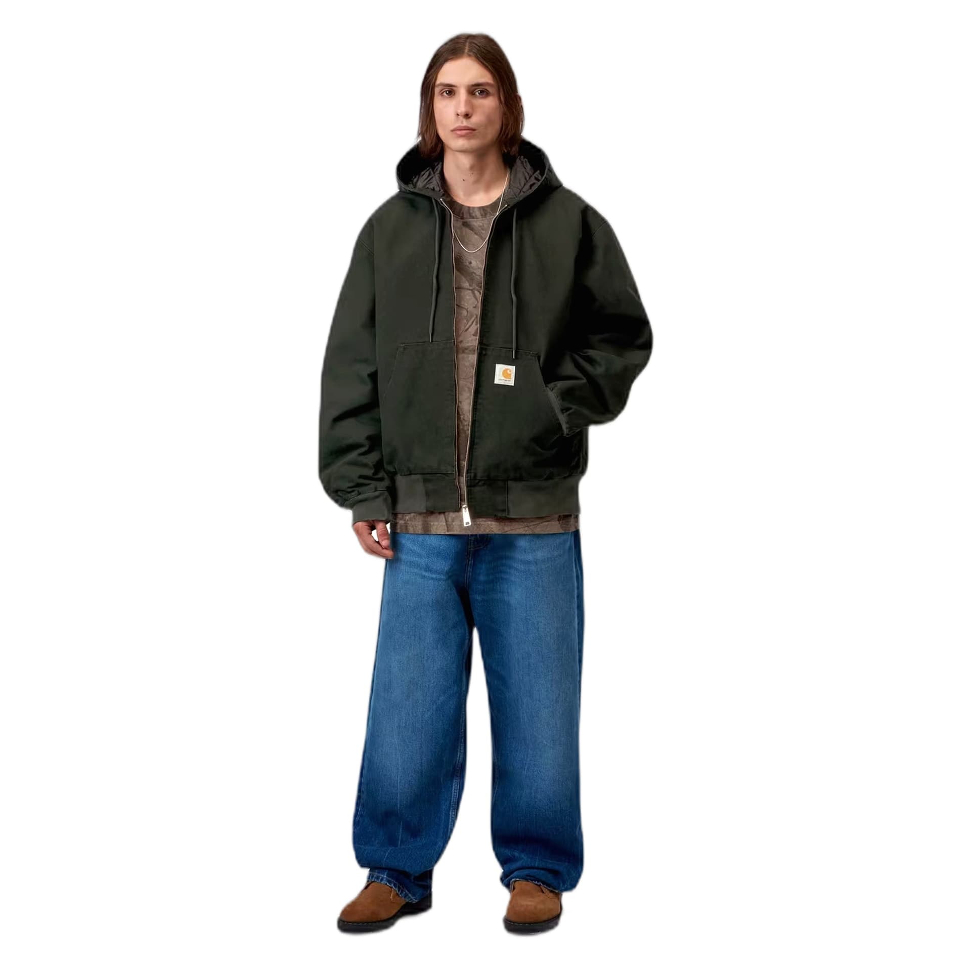 CARHARTT WIP giacca carhartt wip og active jacket - raven stone canvas - 3