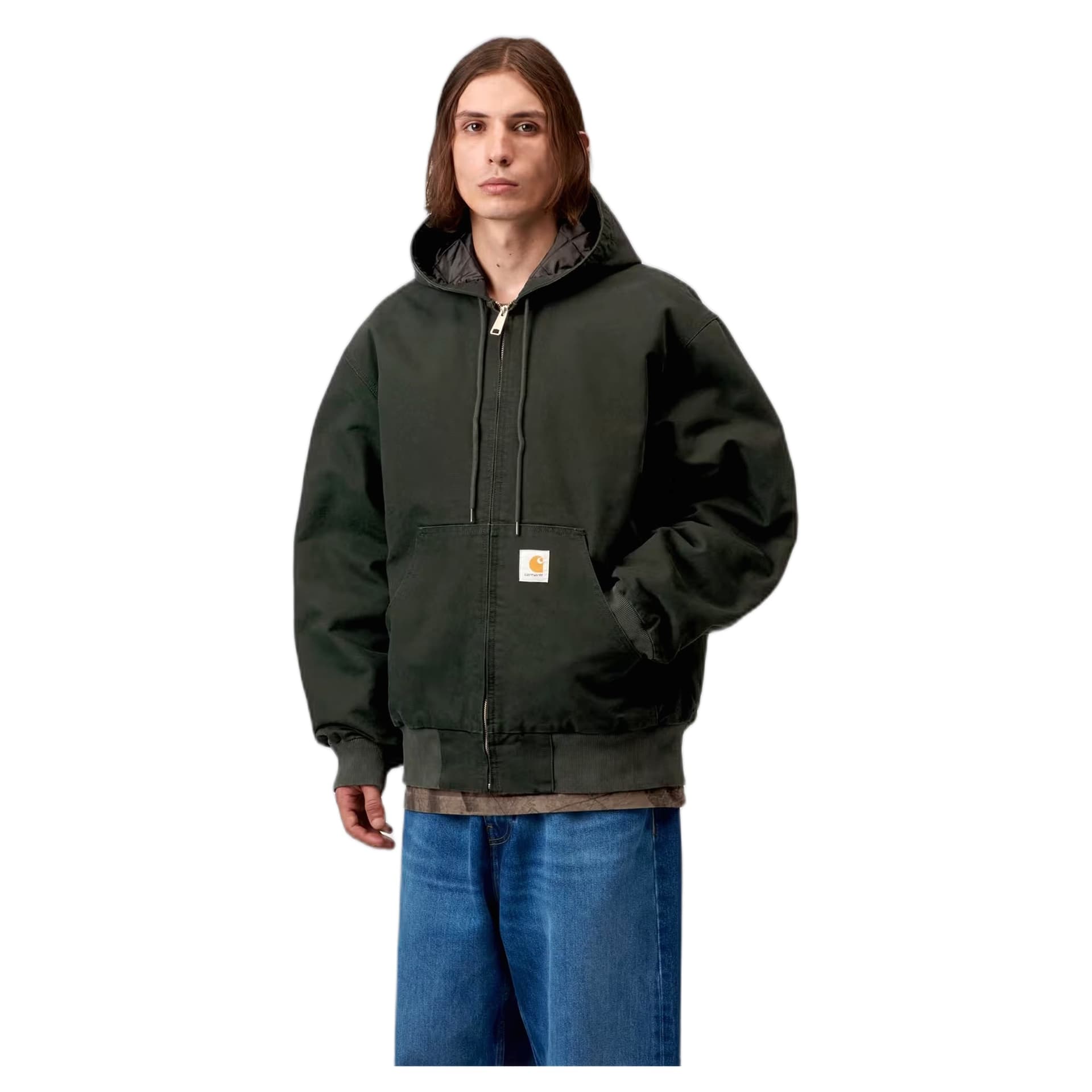 CARHARTT WIP giacca carhartt wip og active jacket - raven stone canvas - 4