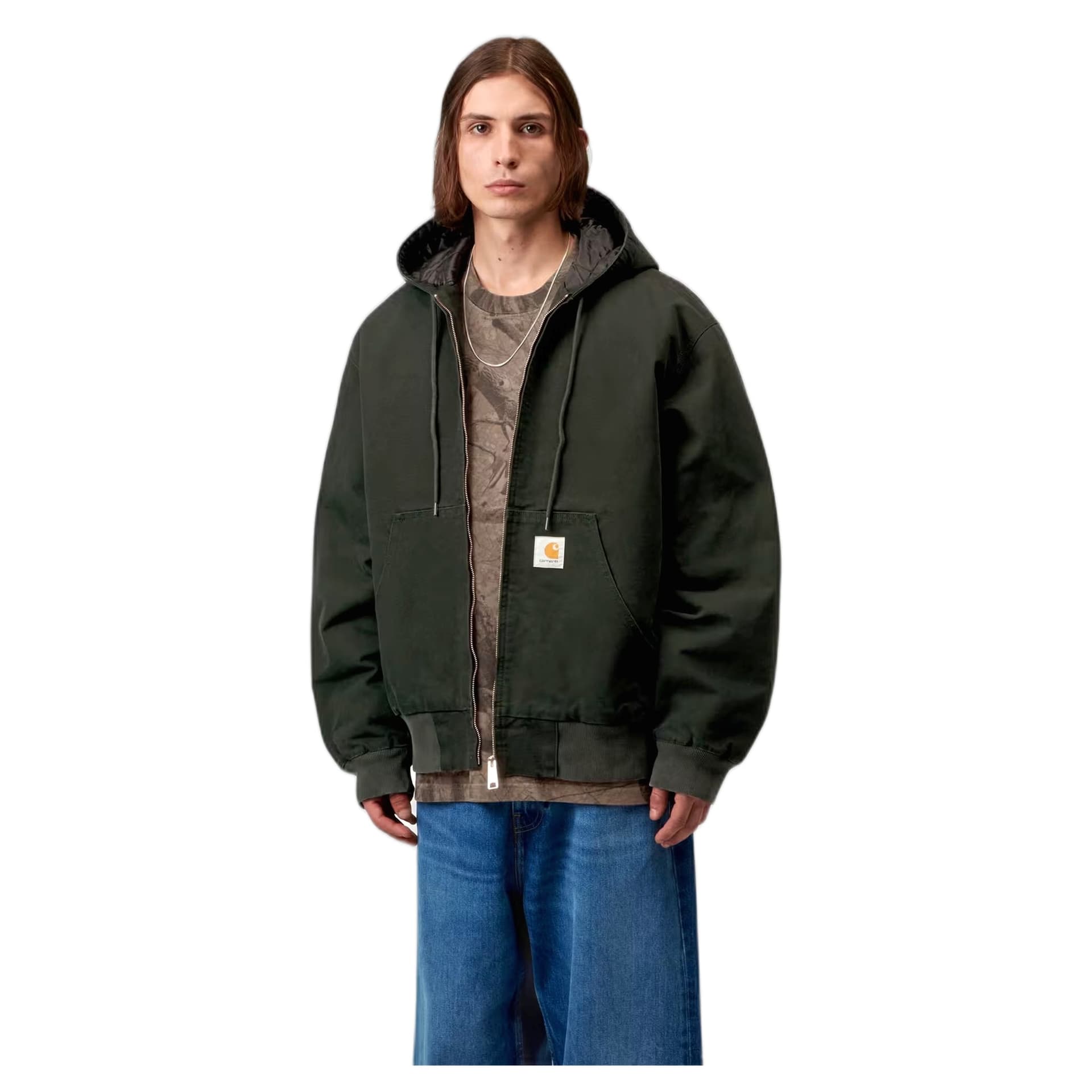 CARHARTT WIP giacca carhartt wip og active jacket - raven stone canvas - 5