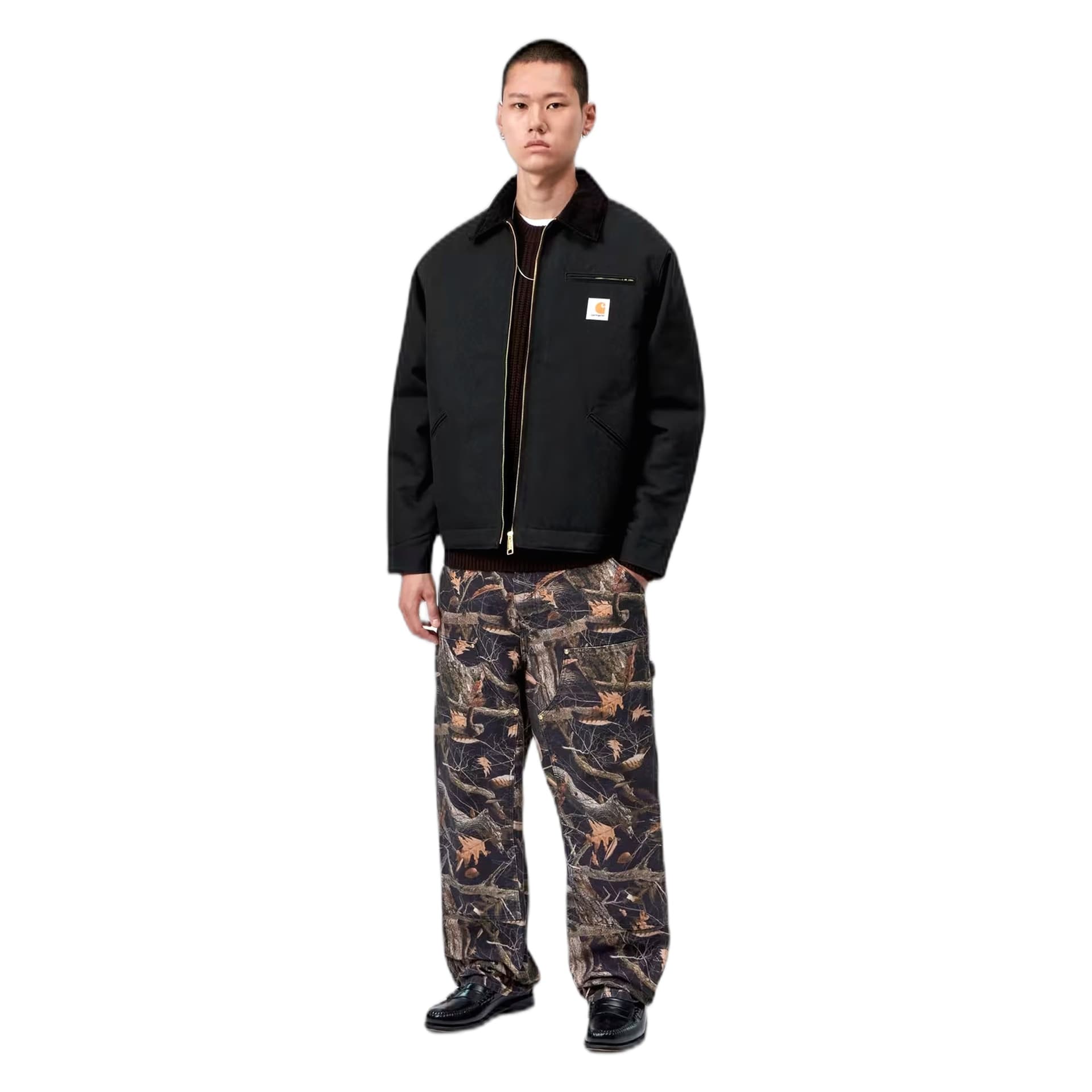 CARHARTT WIP giacca carhartt wip og detroit jacket - black / black rigid - 2