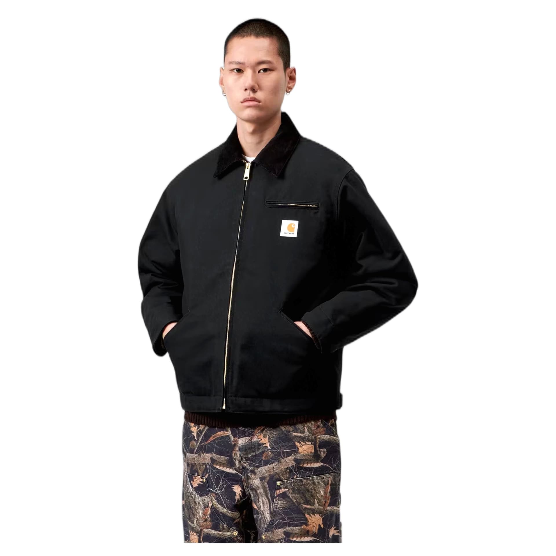 CARHARTT WIP giacca carhartt wip og detroit jacket - black / black rigid - 3