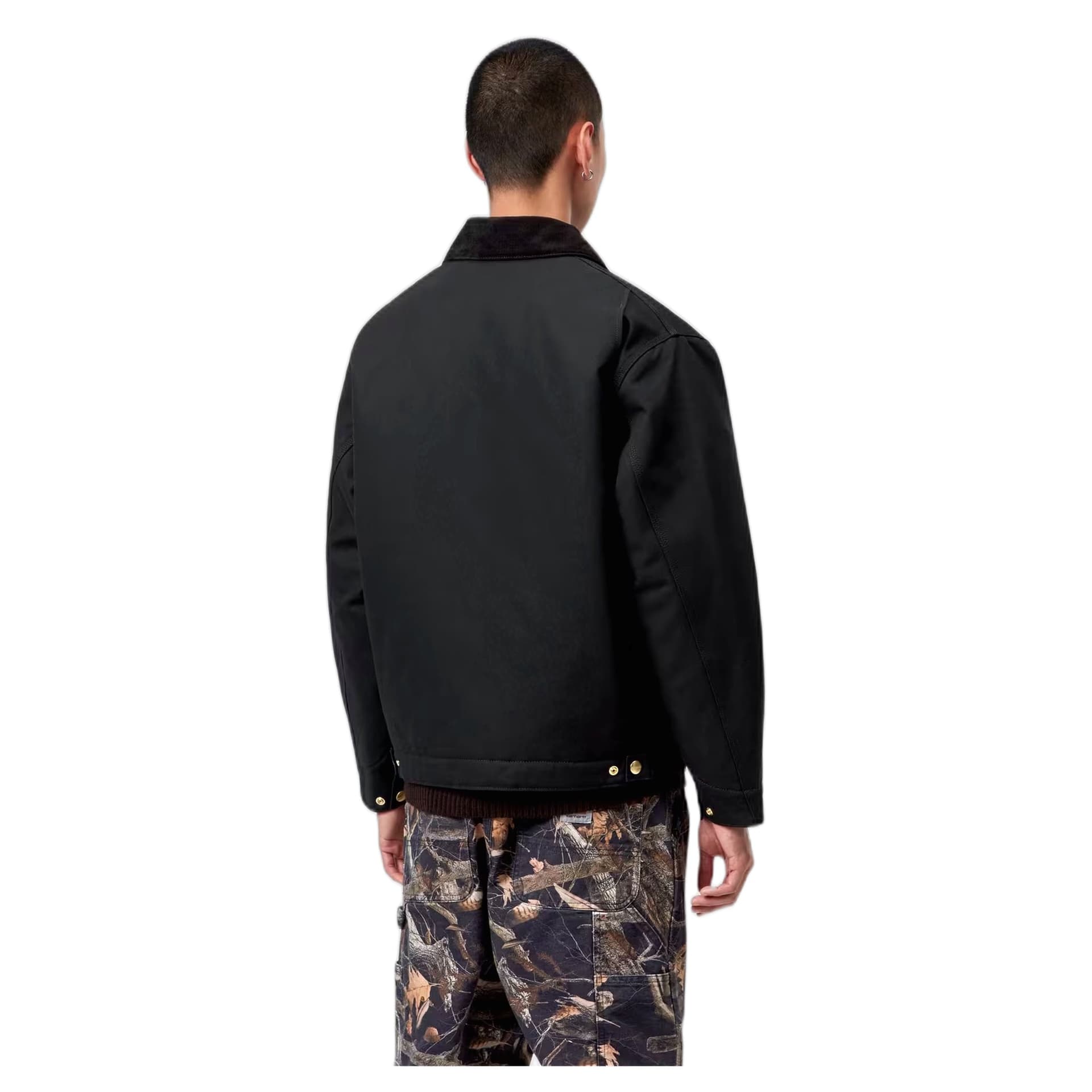 CARHARTT WIP giacca carhartt wip og detroit jacket - black / black rigid - 4