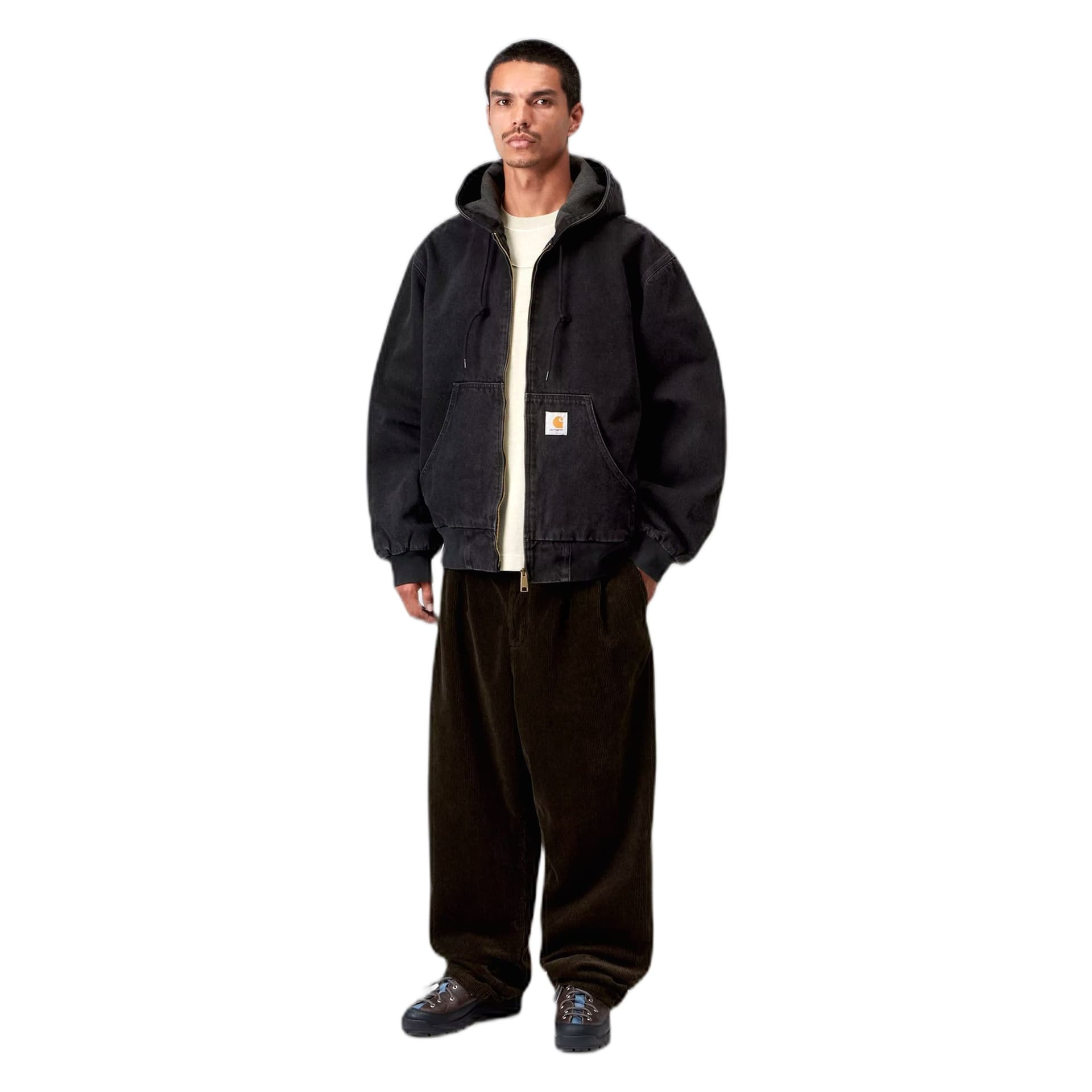 CARHARTT WIP giacca carhartt wip og active jacket - black stone washed - 2